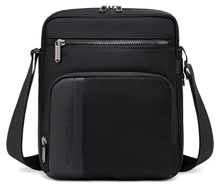 ARCTIC HUNTER Business Crossbody Bag, Office Phone Wallet Small Sling Bag with Tablet Compartment for Men, Black - Image 1
