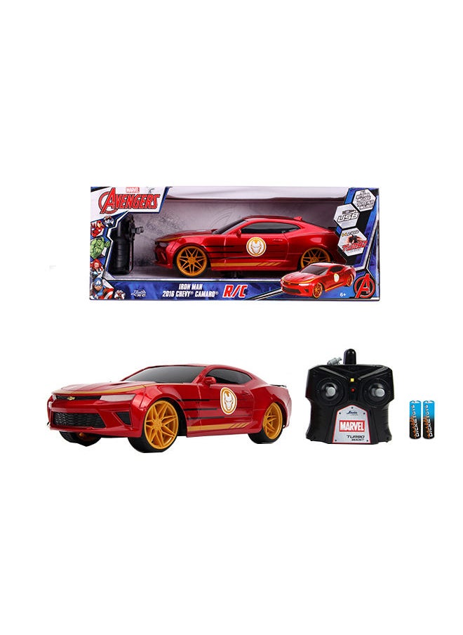 JADA Marvel RC Iron Man 2016 Chevy, 1:16 Scale  - Image 1