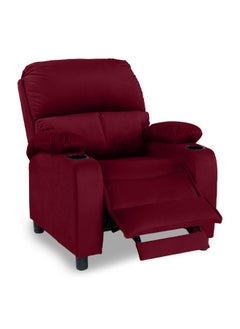 Cinematic Velvet Upholstered Classic Recliner Chair With Bed Mode - Burgundy - 90x95x80cm - pzsku/ZF342C41EFF28AA4937C4Z/45/_/1720254527/5b0c3ee7-50a5-444b-90cd-ac1a4ef19520