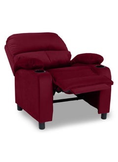 Cinematic Velvet Upholstered Classic Recliner Chair With Bed Mode - Burgundy - 90x95x80cm - pzsku/ZF342C41EFF28AA4937C4Z/45/_/1720255031/8068d5f3-780e-4a94-b717-61857984ba17