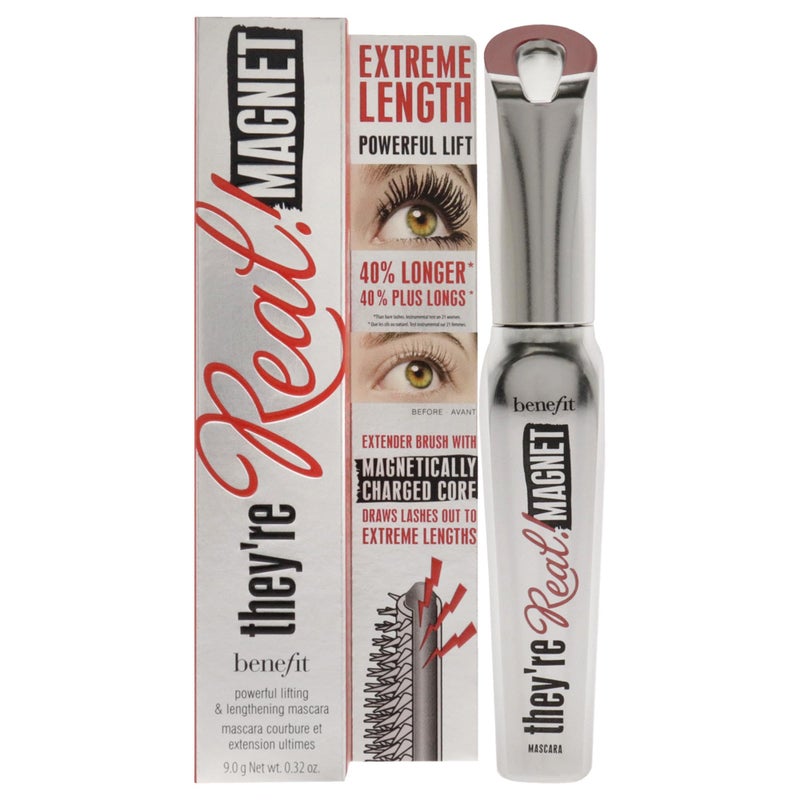 benefit ماسكارا بينيفيت ثير ريال ماغنت إكستريم لنجثنينغ - ماسكارا سوداء للنساء 0.32 أونصة - Image 1