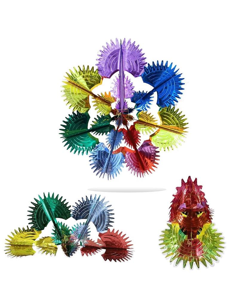 TIPTOP DECORATION TIPTOP DECORATION Premium Folding Paper Hanging Star Chandeliers Garland for All Occasion Crowning Glory Star Pack of 12 