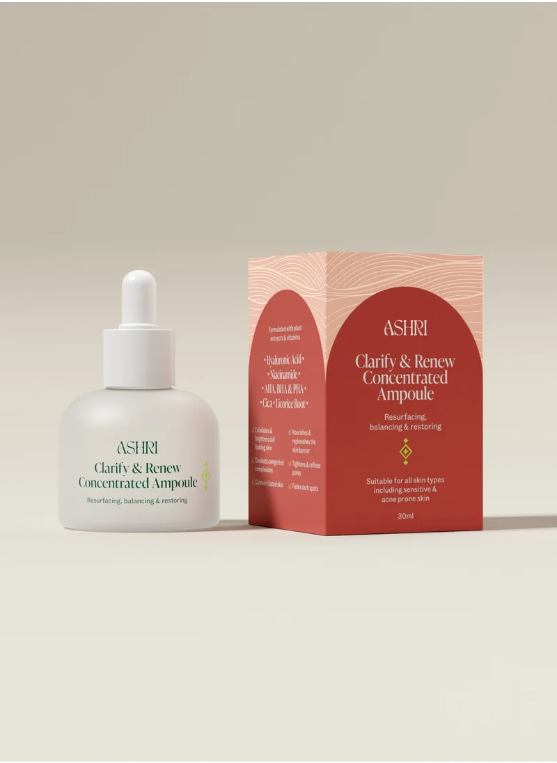 Ashri Skin Clarify & Renew Concentrated Ampoule