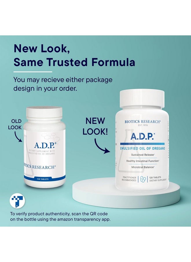 Biotics Research A.D.P.- Emulsified Oil of Oregano -Patented Formula, Wild Oregano Oil Pills -50mg/S- Carvacrol Highly Concentrated - Sustained Release for High Absorption, GI Health -120 Tablets - pzsku/ZF342F56A84627AB18835Z/45/_/1740202498/db3e10f8-b8ff-453b-83ff-e020035acd55