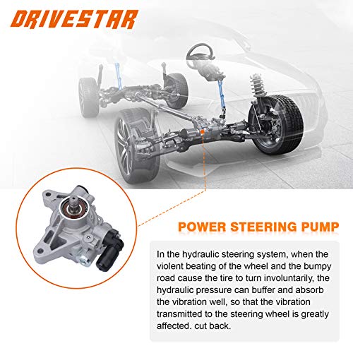 DRIVESTAR 21-5415 Power Steering Pump, 2004 2005 for Acura TSX, 2.4L - Image 5