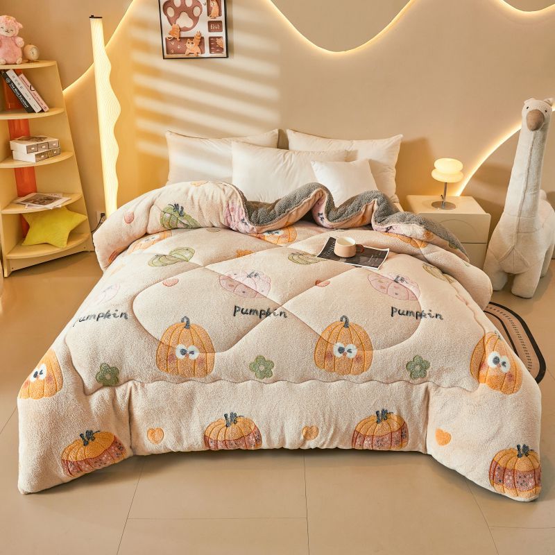 Generation Of Snowflake Velvet Winter Quilt Lamb Velvet Quilt Thickened Warm Double Quilt Core Single Quilt Quilt - Image 1