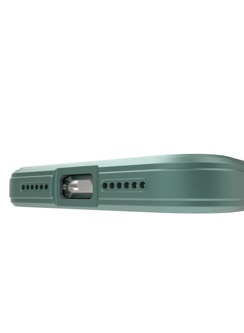 Color Fans Silicone Case for iPhone 11 Anti-Scratch Microfiber Lining Shockproof Case with Camera Protection Green - Image 5