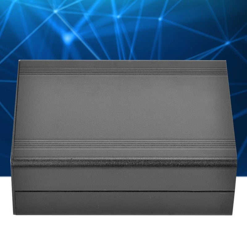 Aluminum Alloy Electronic Protection Case, Sandblast Oxidized Black, 38x88x110mm, Durable with Heat Dissipation and Signal, for Decoders, Controllers and PCB Wiring - Image 5