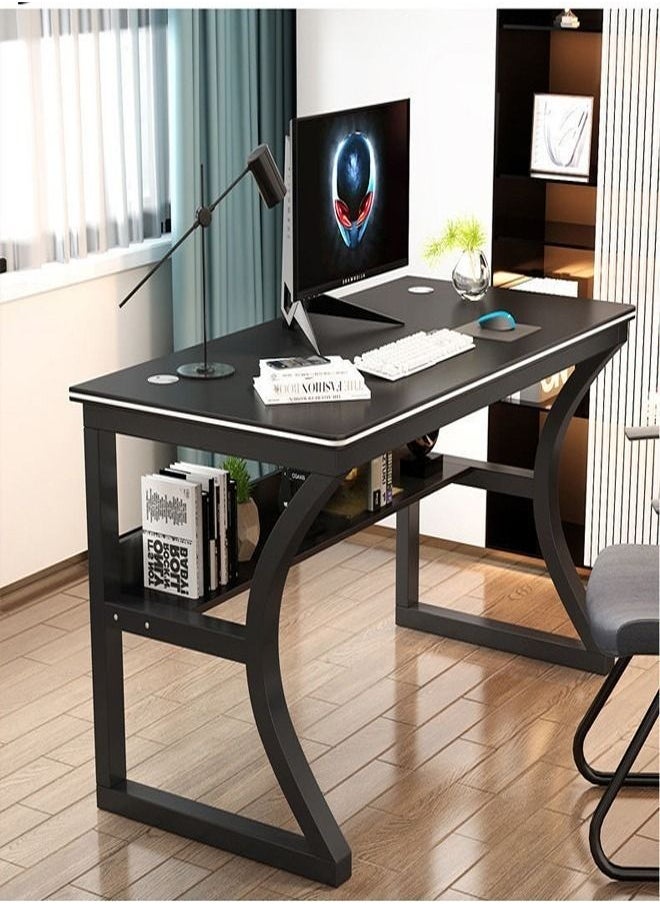 fashionhome - Modern Style Steel Frame Computer Stabilized Table 100 x 50 x 75 cm - Image 1