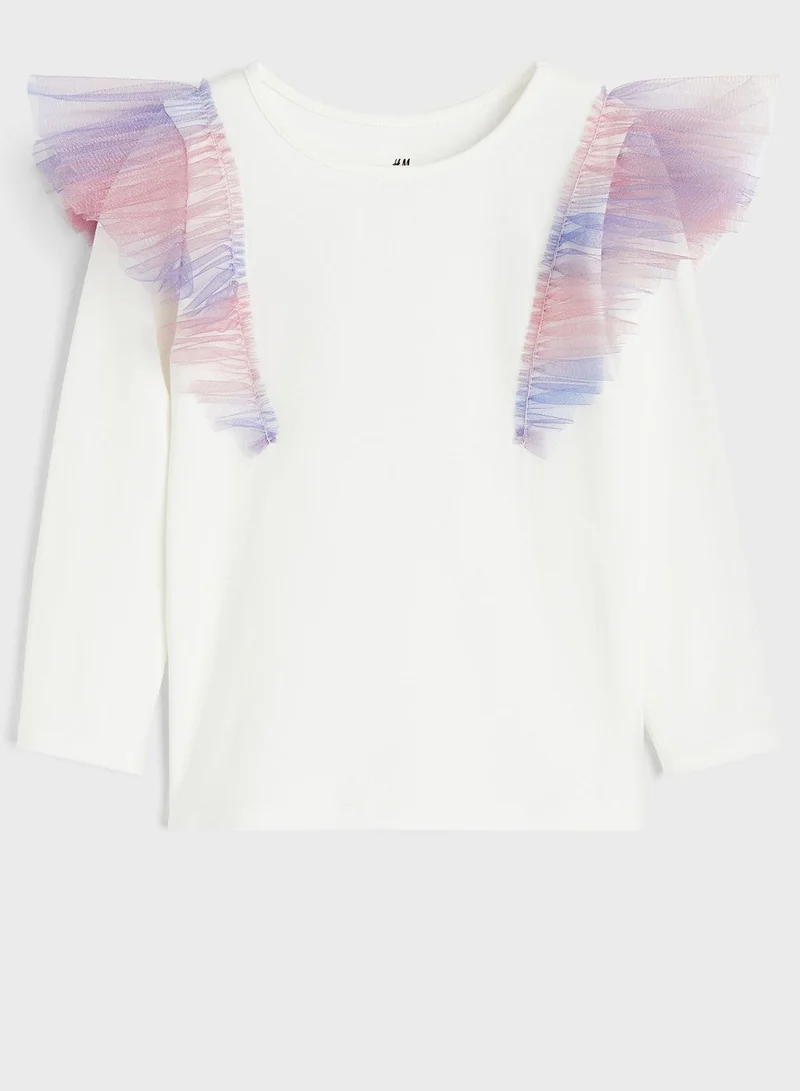 H&M Kids Essential Flounce Trimmed Top
