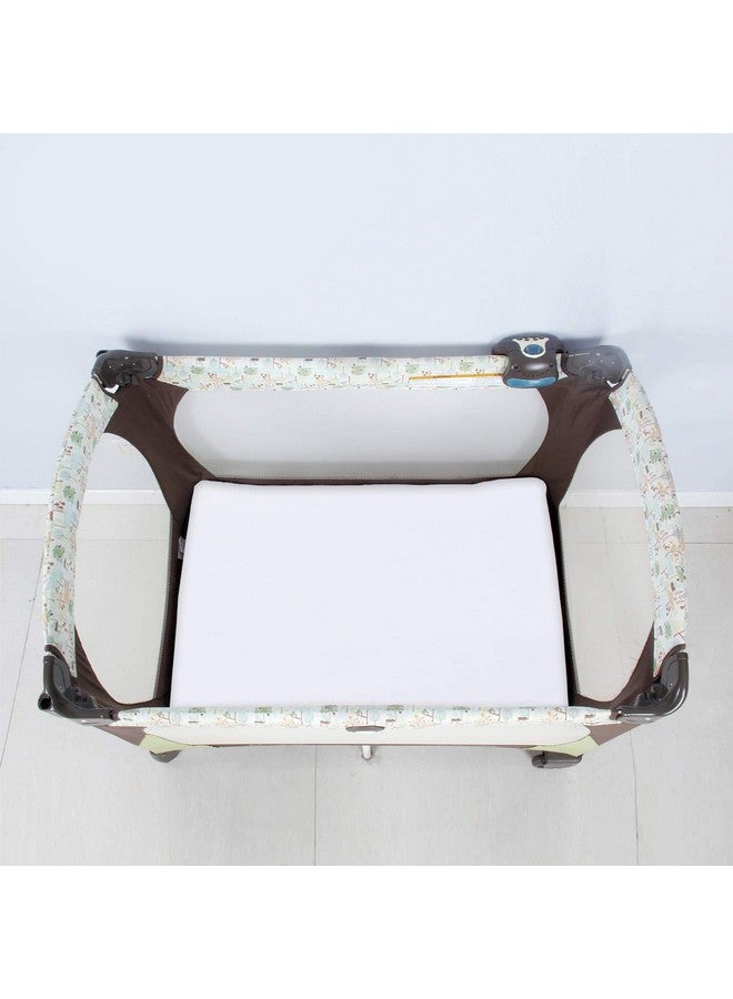 Biloban Pack And Play Sheets Fitted 2 Pack Portable Playard ; Mini Crib Sheets Ultra Soft Microfiber Pack N Play Sheet White & Grey Preshrunk - Image 4