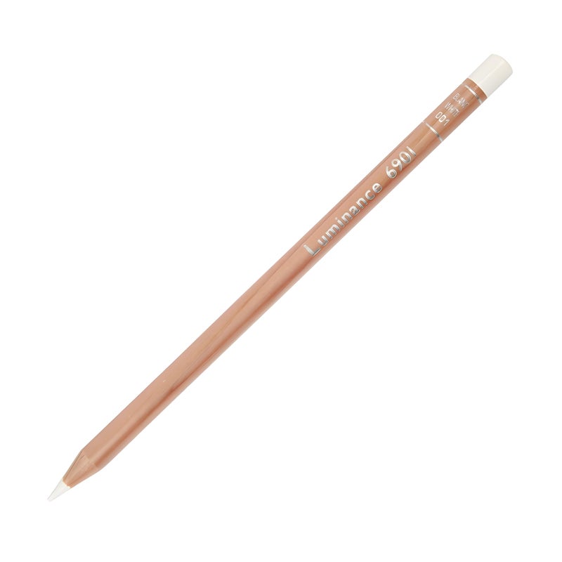 Caran d'Ache CREATIVE ART MATERIALS Luminance 6901 color Pencil 001 White (6901.001) - Image 1