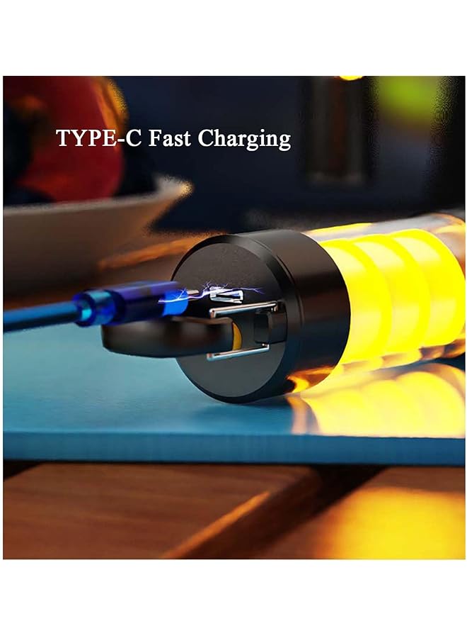 High Brightness Flashlight 1200mAh Rechargeable LED Camping light with 3 Modes and Waterproof Function Adjustable Powerful light with Hook Powerful Flashlight for Home Hiking Camping - Image 4