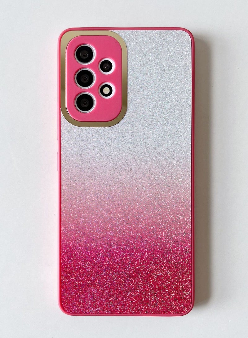 Loquat Acrylic Gradient Glitter Powder Samsung Phone Case