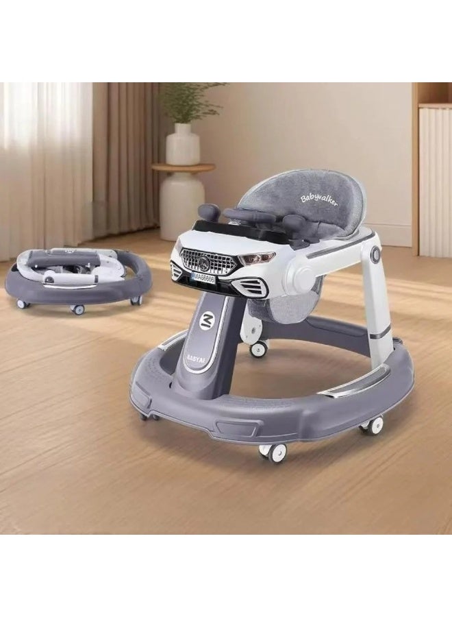 A comfortable safe foldable baby walker with an attractive design suitable for boys and girls ideal for learning and walking indoors - Image 2