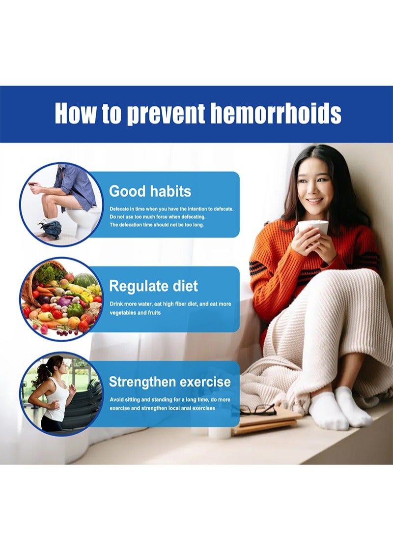 ساوث مون قطعتان من كبسولات البواسير القوية بالأعشاب الطبيعية، والتي يمكن أن تخفف الألم والحكة بسرعة، وتعالج البواسير - Image 4