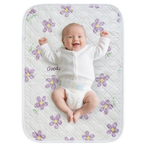Bnditeu Diaper Changing Pads for Baby Portable Change Mat 3Layers Waterproof Change Pad Foldable Absorbent Mats for Women Reusable Incontinence Underpads for Patient 20x275 - Image 1