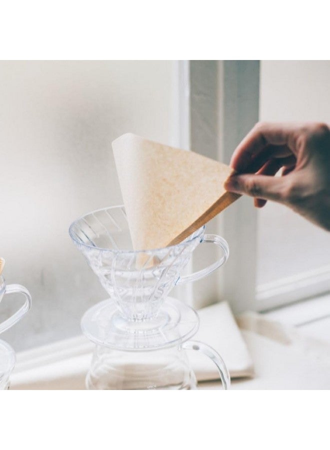 Hario مرشح قهوة هاريو V60 ورقي، حجم 01، طبيعي، 100 قطعة - Image 4
