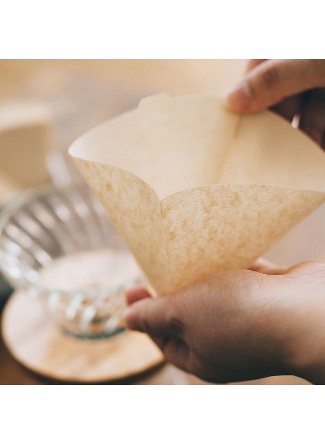 Hario مرشح قهوة هاريو V60 ورقي، حجم 01، طبيعي، 100 قطعة - Image 3