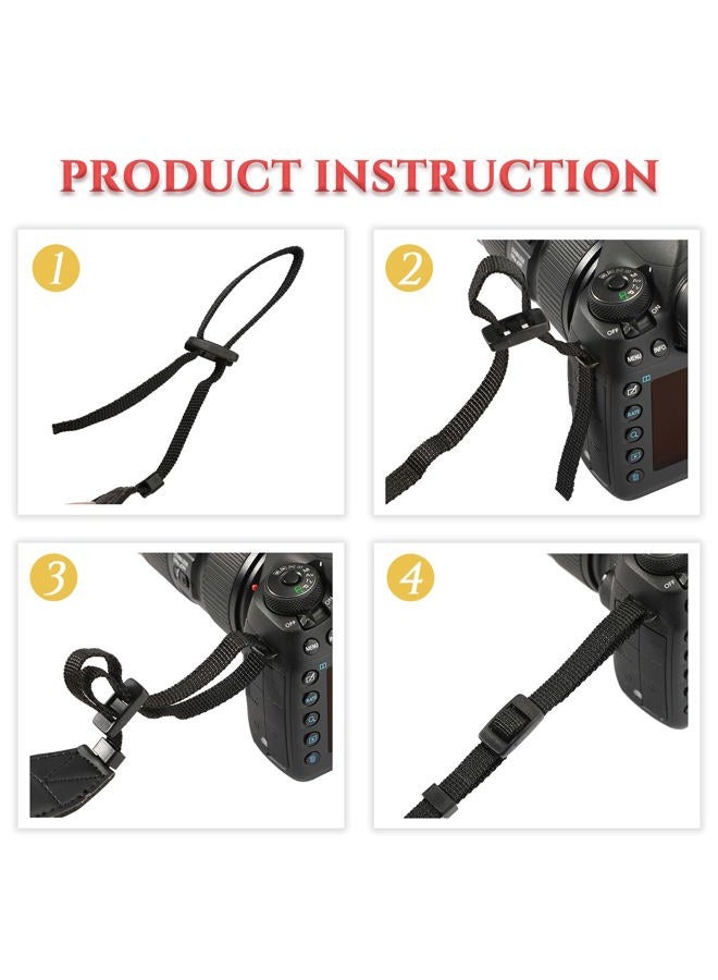 Saintrygo 4 Pcs Vintage Camera Straps for Photographers Woven Adjustable Universal Neck Shoulder Crossbody Strap Quick Release for All DSLR SLR Camera, Photographer Gift for Men Women, 4 Styles - Image 4