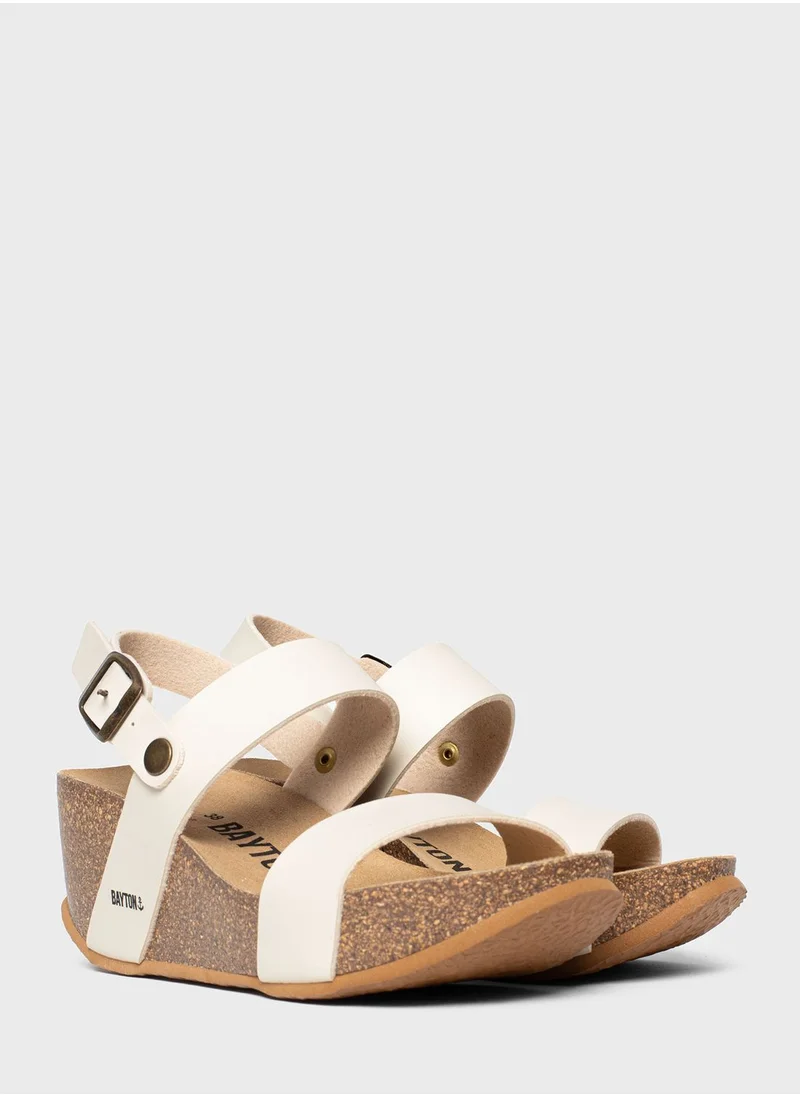 BAYTON Selene Multi Strap Wedge Sandals