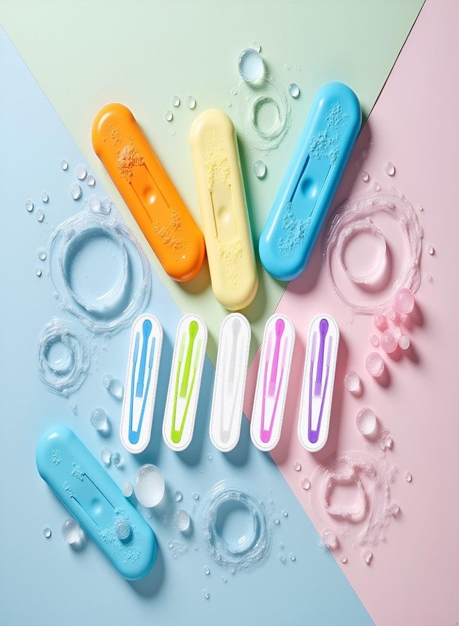 Jowxsx 5Pcs Colorful Contact Lens Tool Case Set Remover and Inserter, Contact Applicator with Soft Tip, Suitable for Contact Lens User, Practical Tools Cases - Image 4