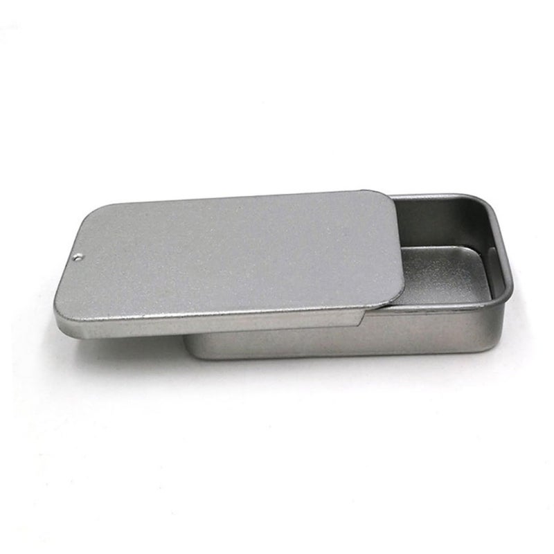 Baluue 18pcs Rectangular Tinplate Cans 8CM with Lids for Lip Balm Candies Jewelry Sturdy Frosted Safe Storage - Image 4