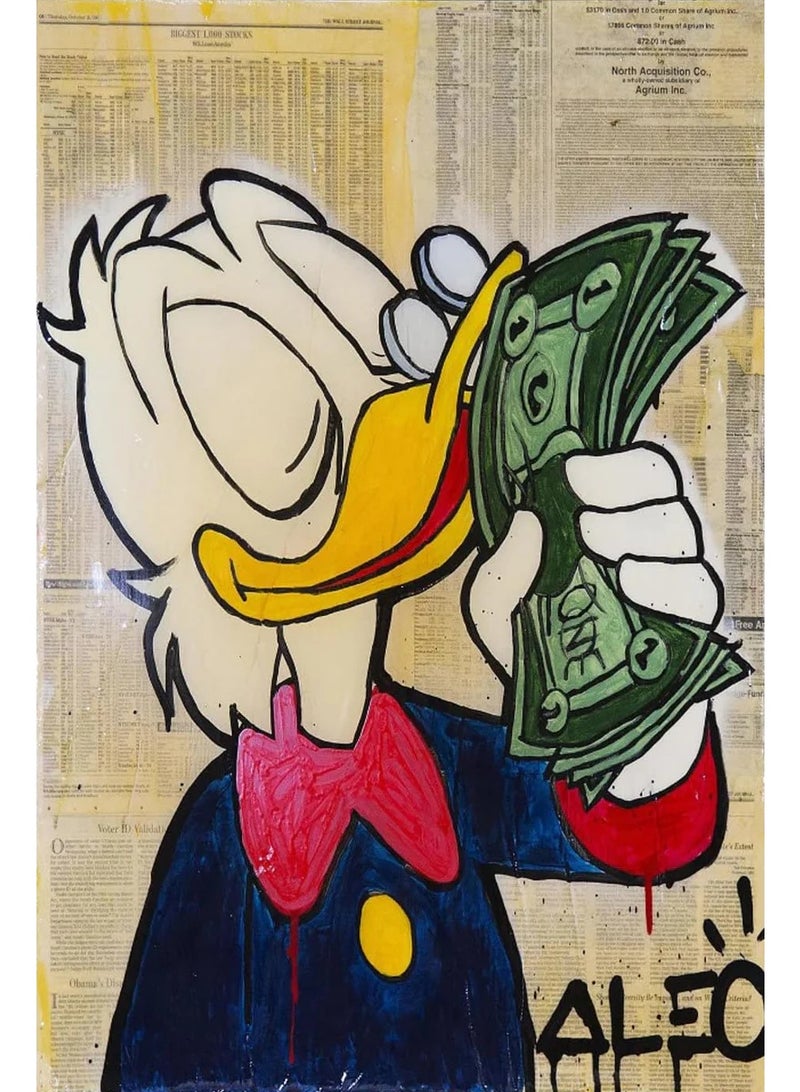 TNESSENTIAL GRAFFITI  DUCK CANVAS POSTER - Image 1