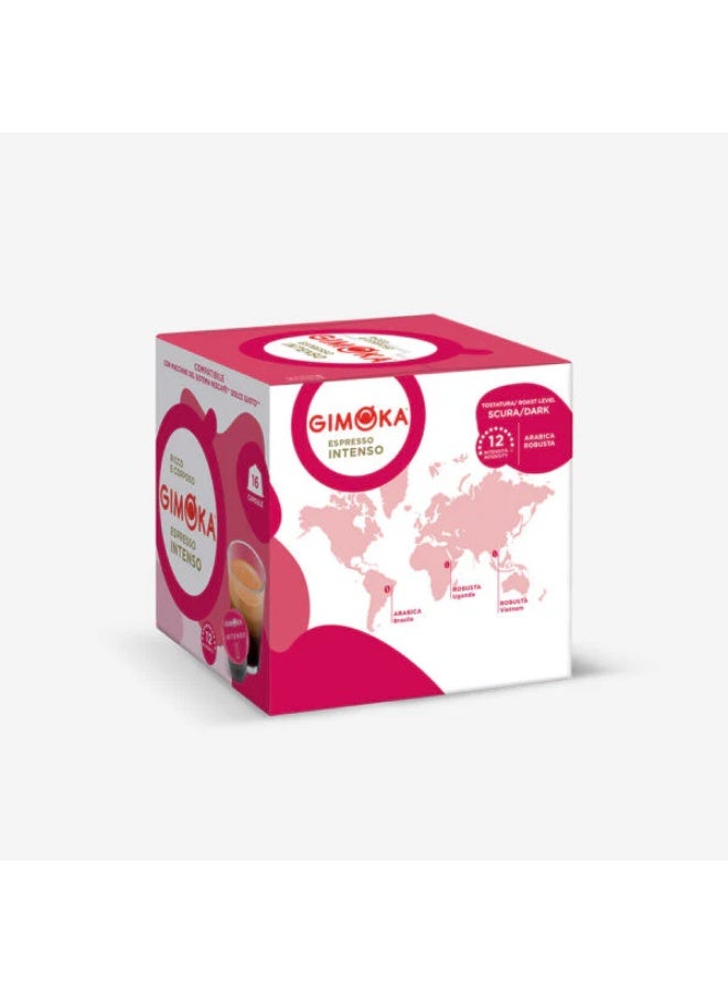 GIMOKA Dolce Gusto Espresso Intenso 16 Coffee Capsules 112g - Image 3