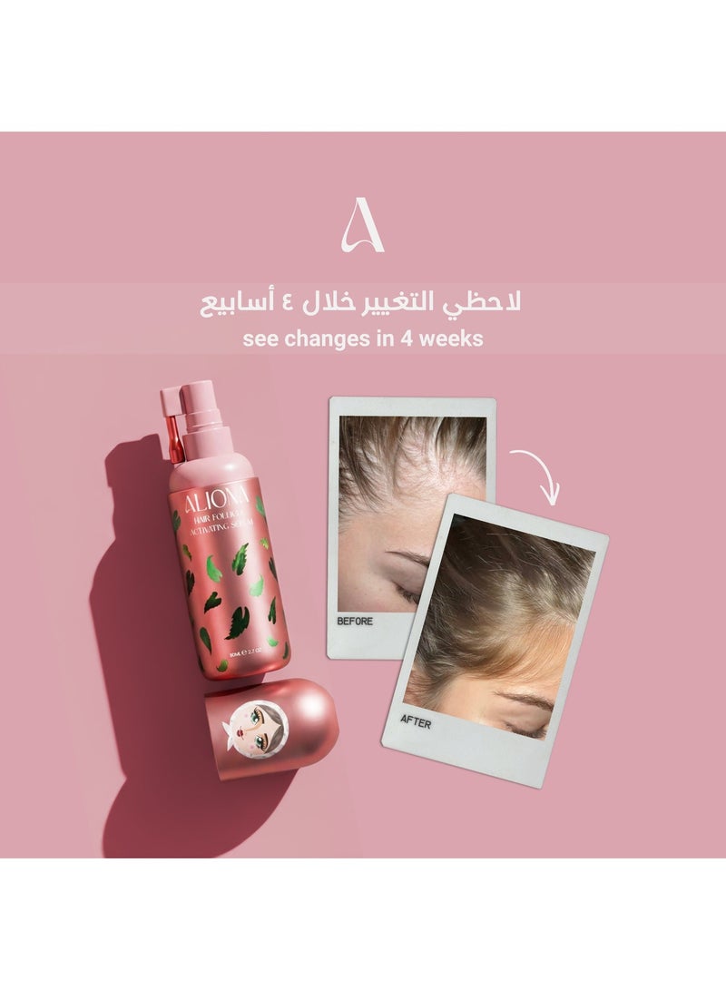 Aliona Hair Follicle Activating Serum & Aliona Scalp Massager Bundle - Image 2