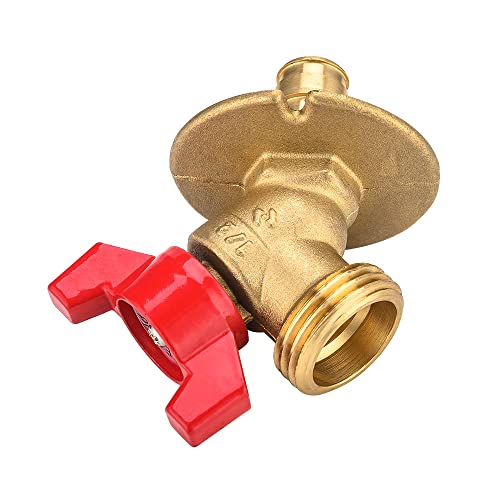 EFIELD Valve 1/4-Turn Sillcock Hose Bibb with Flange 1/2 in. Pex-a Expansion Inlet x 3/4 in. MHT Outlet, ASTM 1960 (1),(SILLCOCK005) - Image 3