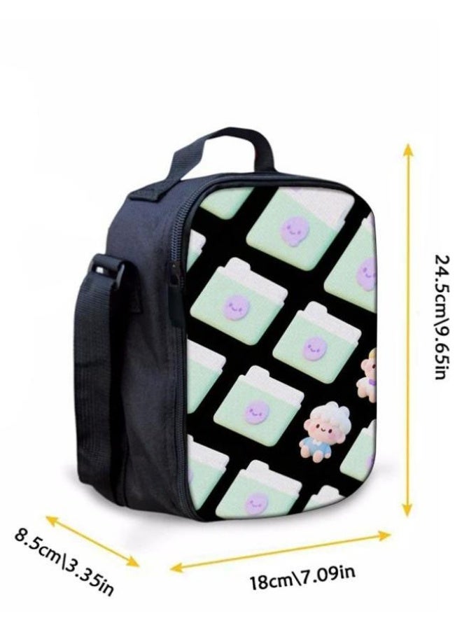 واضح من النار يتعايش اللطف والتطبيق العملي! مجموعة من ثلاث قطع من حقائب الرسوم المتحركة التي يحبها الأطفال والمراهقين (يمكن استخدام الطلاب والأطفال والأصدقاء في النزهات وتسلق الجبال والتعليم وما إلى ذلك) - 88 - Image 2