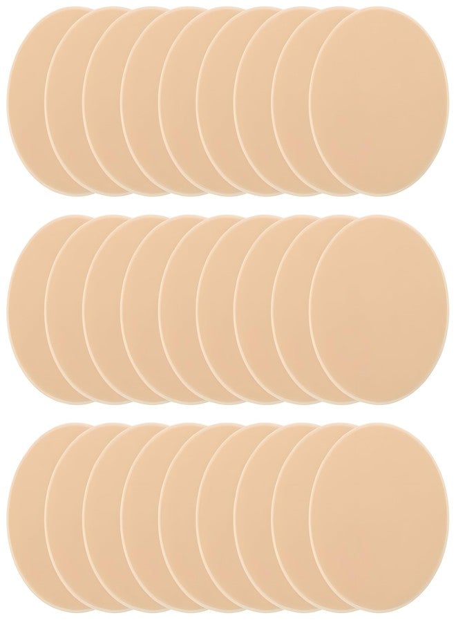 Bexter 25-Piece Soft Round Makeup Powder Puffs – Reusable Face & Foundation Blender Sponges for Wet or Dry Use - Image 3