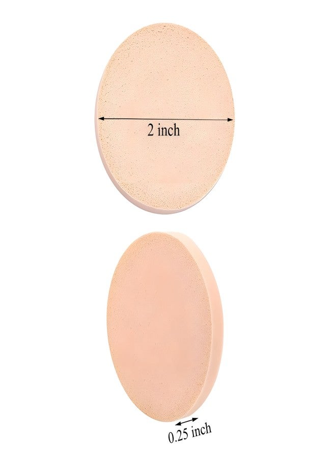 Bexter 25-Piece Soft Round Makeup Powder Puffs – Reusable Face & Foundation Blender Sponges for Wet or Dry Use - Image 4