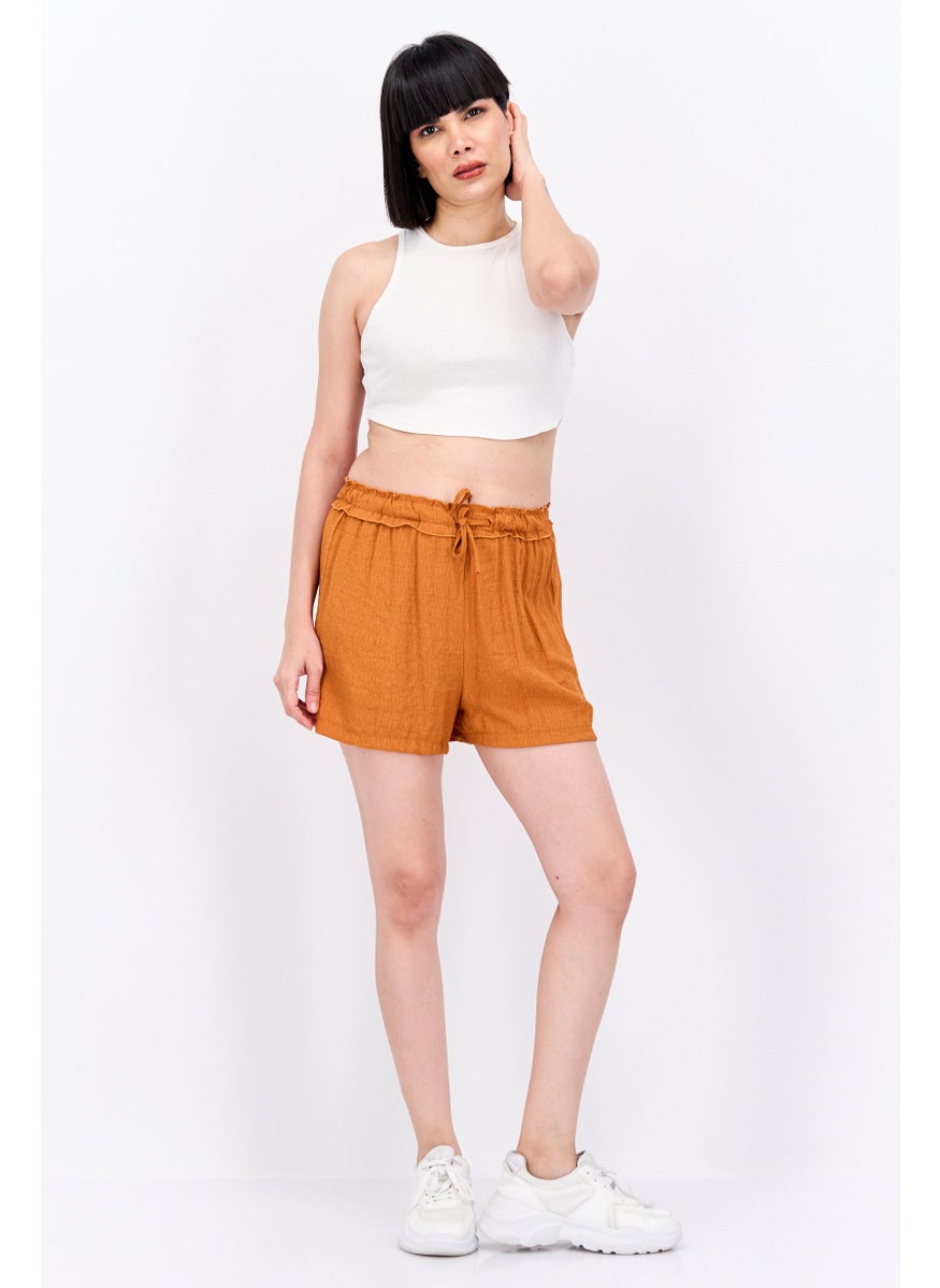 Women Solid Basic Short, Rust - pzsku/ZF344469F11F82D85A2DFZ/45/_/1737642115/80a87753-5cf0-4d37-a4ae-d581d734f769