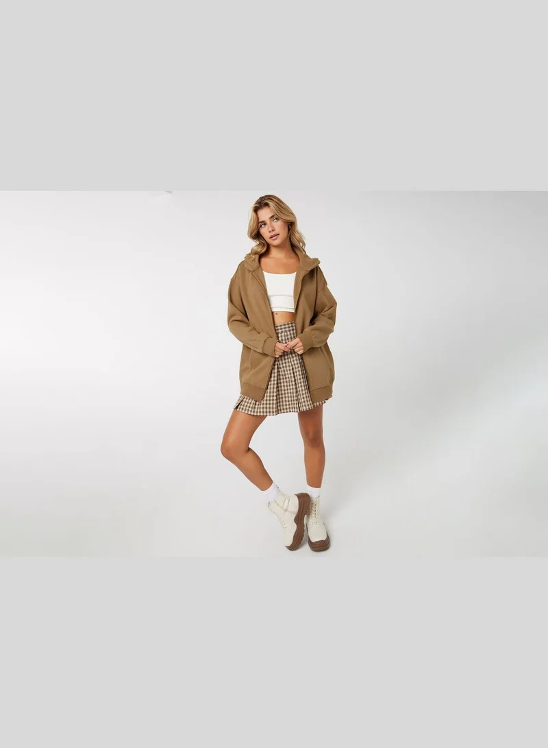 Ardene Oversized Zip-Up Hoodie