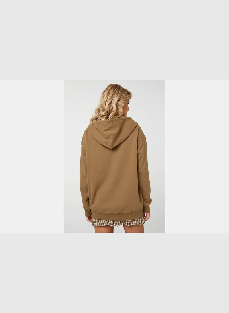 Ardene Oversized Zip-Up Hoodie