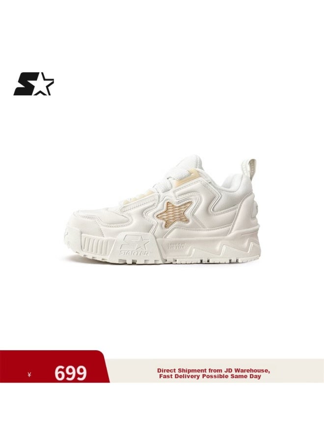 Starter Women's Winter Autumn Platform Sneakers White Casual Sports Shoes Men's Winter Puffy Shoes White Size 41 - Image 1