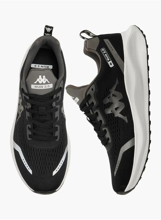 Kappa Men's Logo Detail Lace-Up Sports Shoes