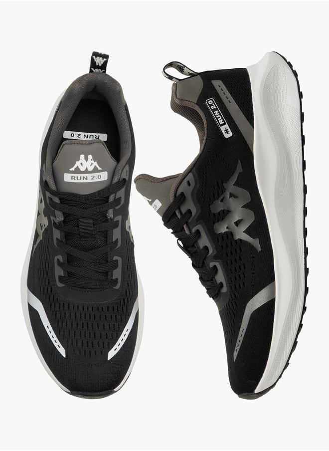Kappa Men's Logo Detail Lace-Up Sports Shoes  - Image 1