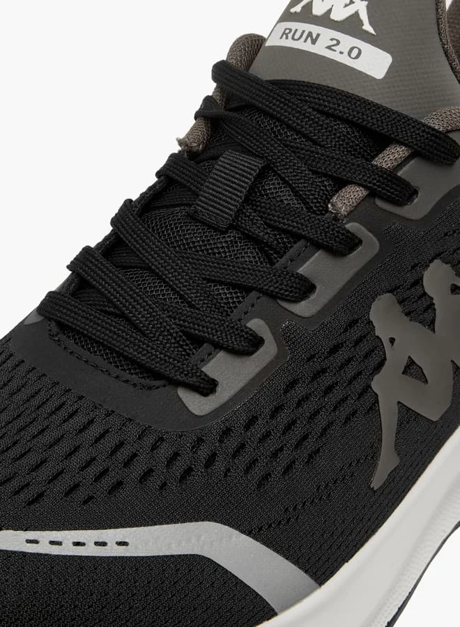 Kappa Men's Logo Detail Lace-Up Sports Shoes