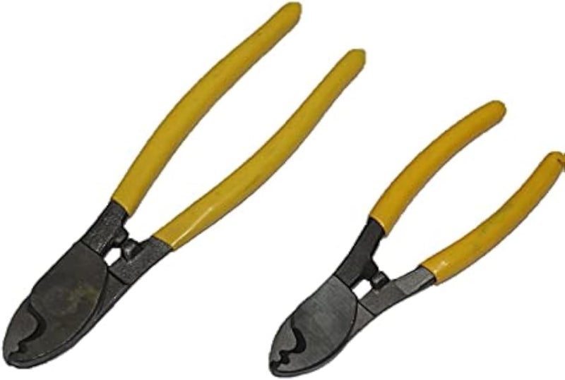 قاطع أسلاك AQSON 6 بوصة - كماشة قطع الأسلاك الكهربائية من فولاذ الكروم فانيوم