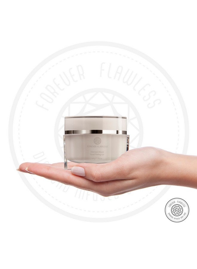 Forever Flawless Diamond Infused Facial Peeling Gel. New & Improved Formula for Best Exfoliation, Microdermabrasion, Purification & Detox for a Flawless, Glowing Skin. - Image 5