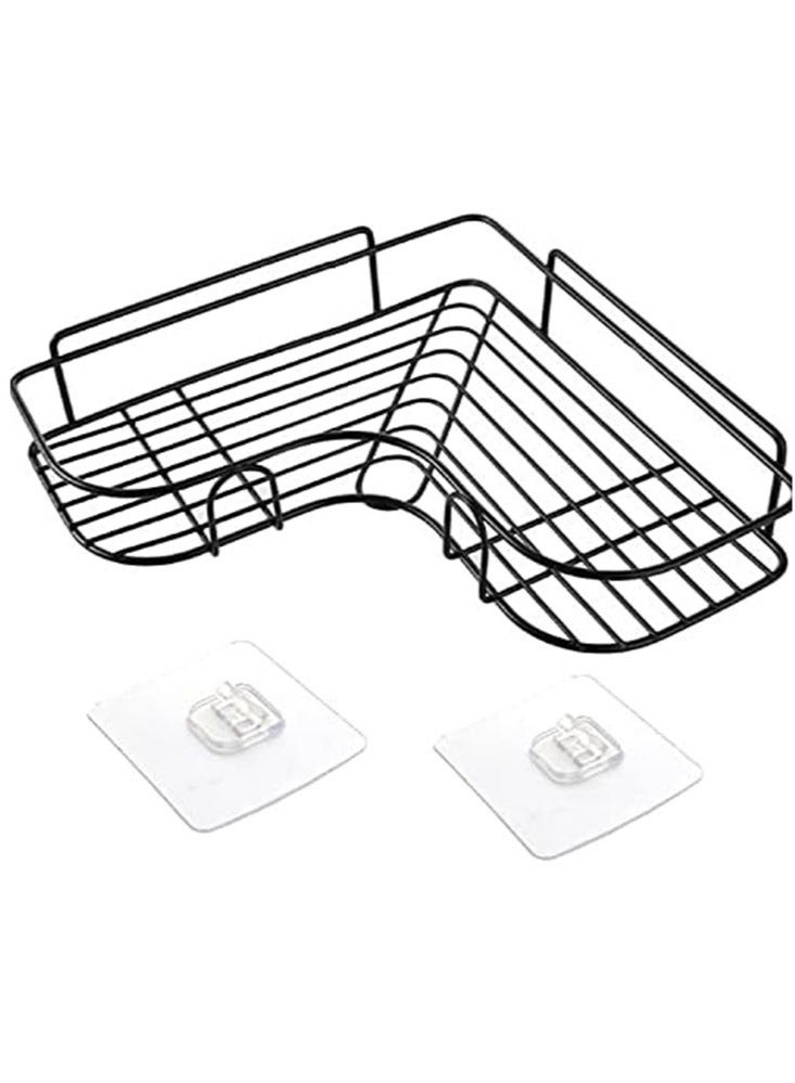 Perfii 2 Pieces Metal Shower Shelves for Bathroom, Toilet and Laundry Area - Image 1