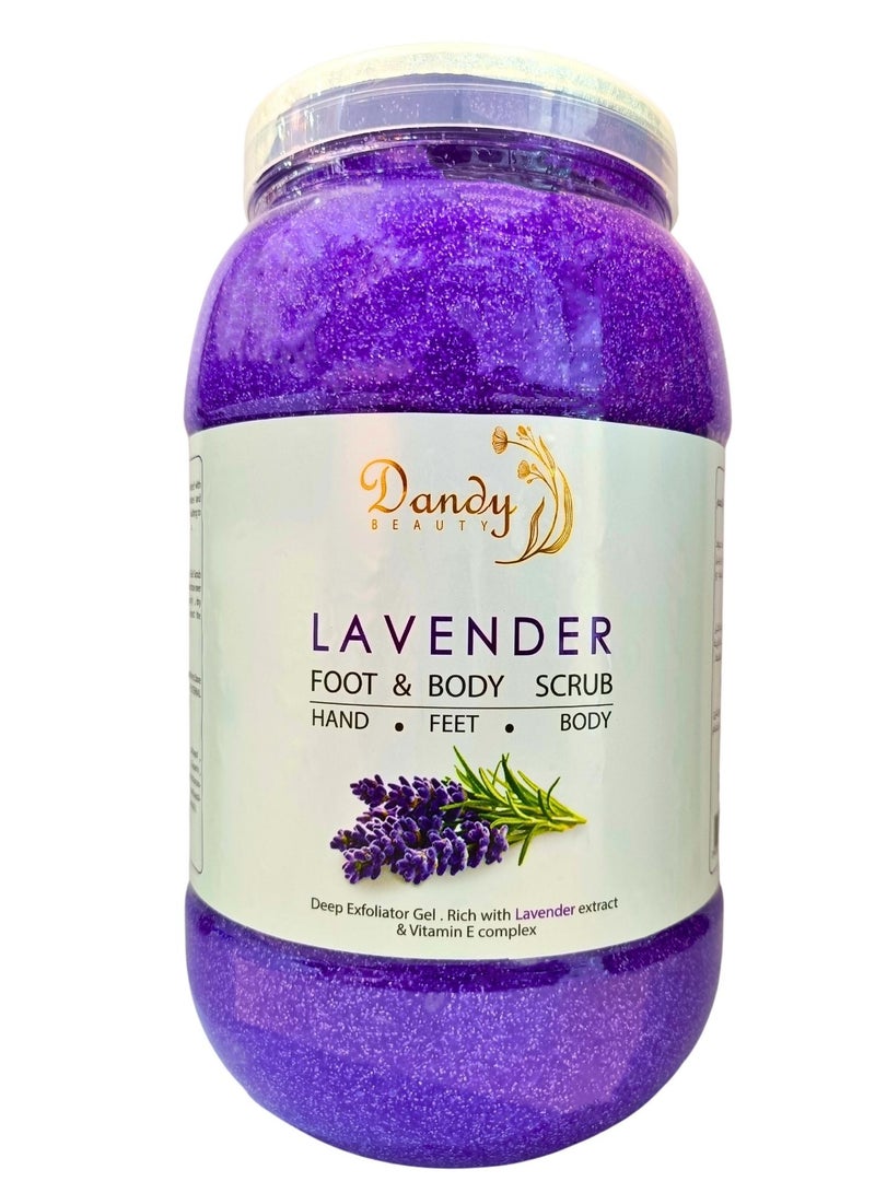 Dandy Beauty Body Scrub Lavender – 5kg Exfoliates and remove dead skin cells to visibly radiant smooth skin - Image 1