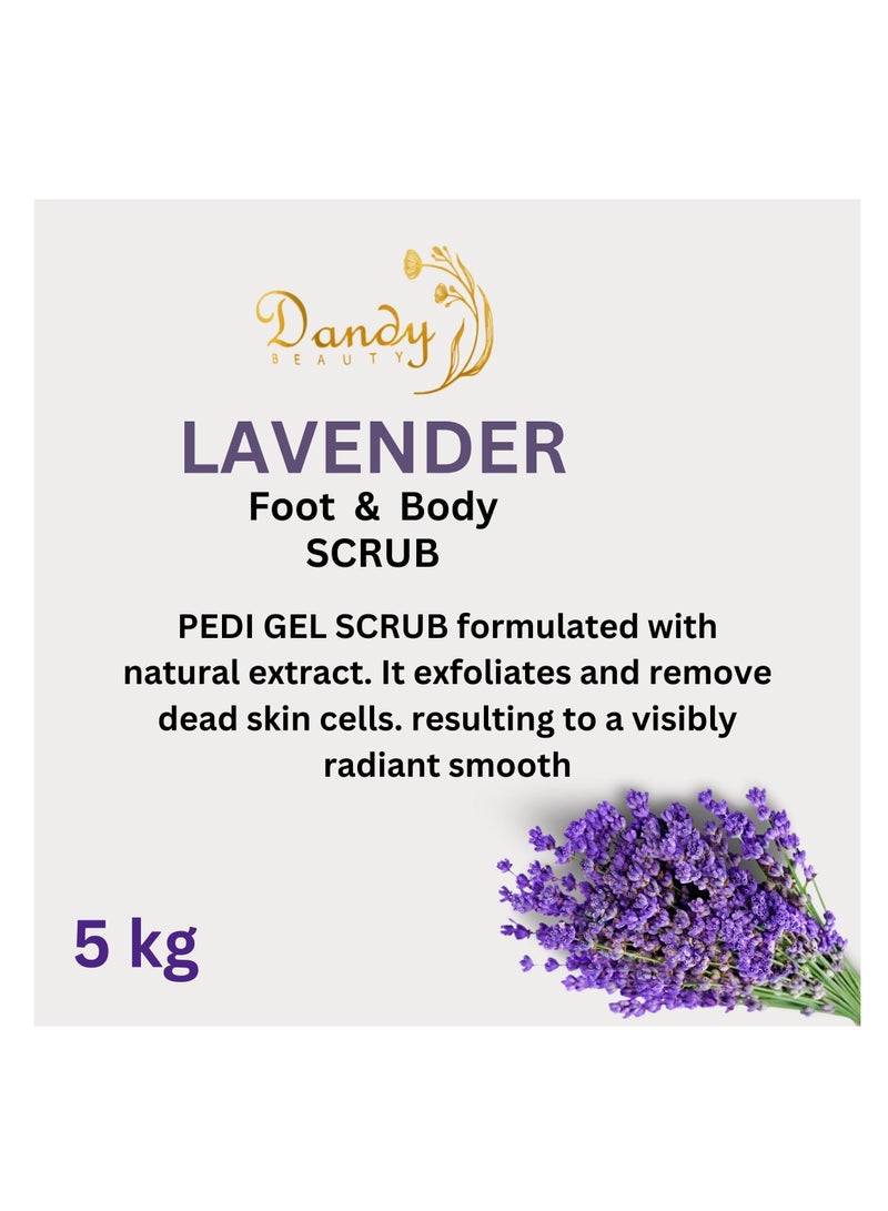 Dandy Beauty Body Scrub Lavender – 5kg Exfoliates and remove dead skin cells to visibly radiant smooth skin - Image 2
