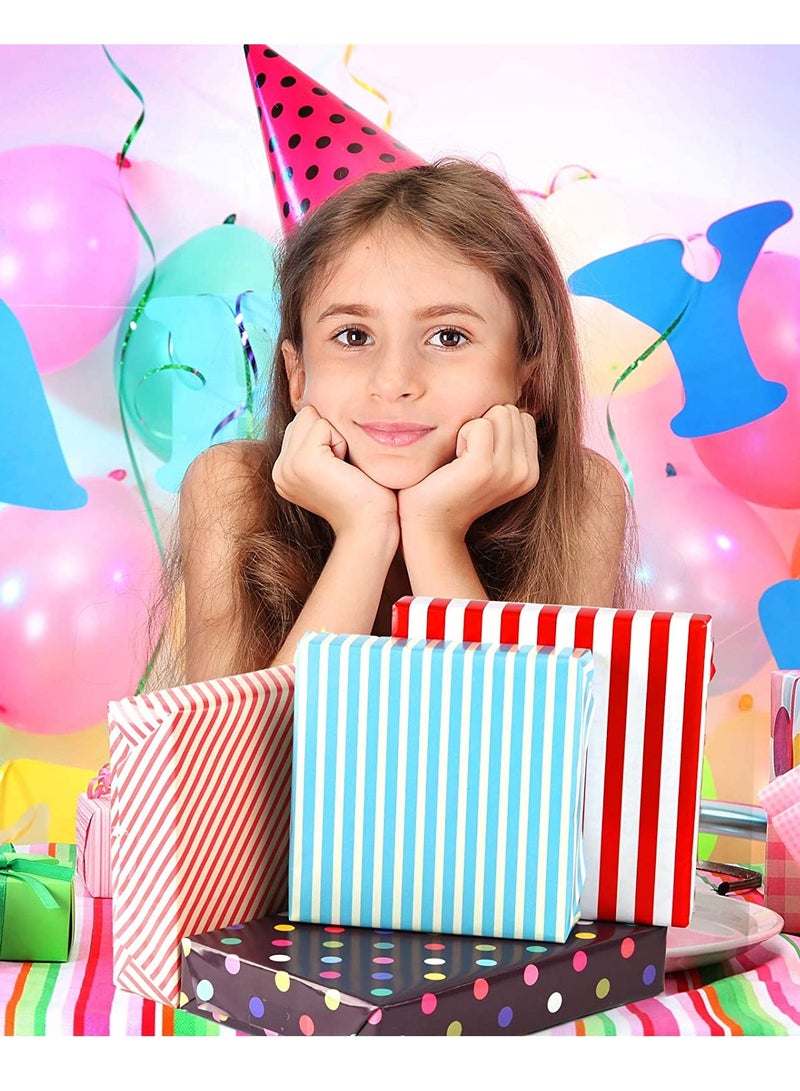 Vibrant Wrapping Paper Sheets for Celebrations Set of 6, 50CM x 70CM Each, Perfect for Birthdays, Weddings, and Baby Showers - Image 3