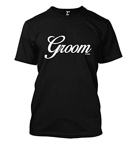 Tcombo Groom - Husband Wedding Marriage Men's T-Shirt (Black, XXX-Large) - Image 5