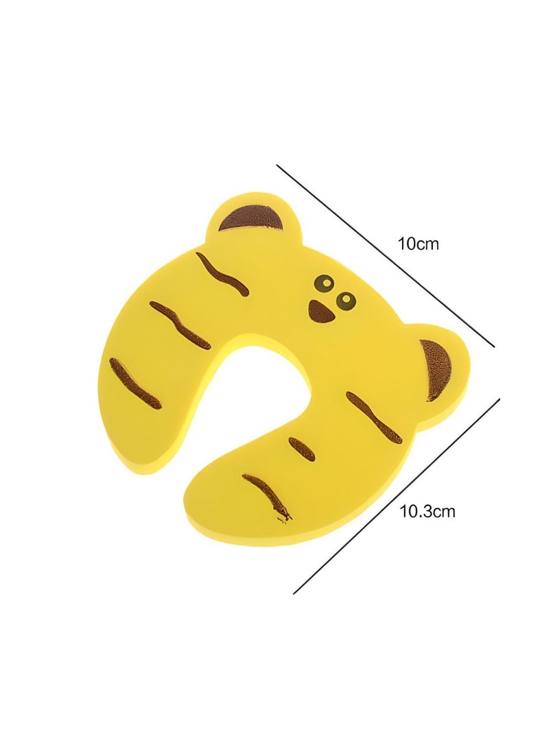 SARAOONT - 7-Piece Finger Pinch Guard Set Cartoon Animal Door Stoppers with Soft Foam Cushions for Baby Finger Protection, Preventing Injuries, and Ensuring Child or Pet Safety to Avoid Room Lockouts - Image 1