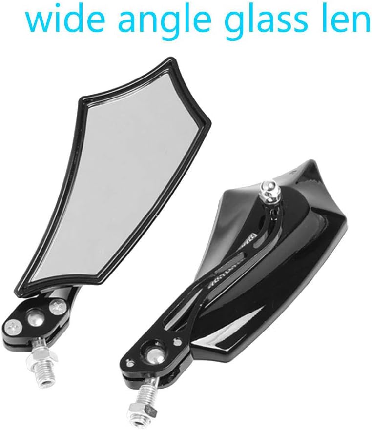 ESUPPORT E Support Black Universal Motorcycle Side Mirror - Image 4